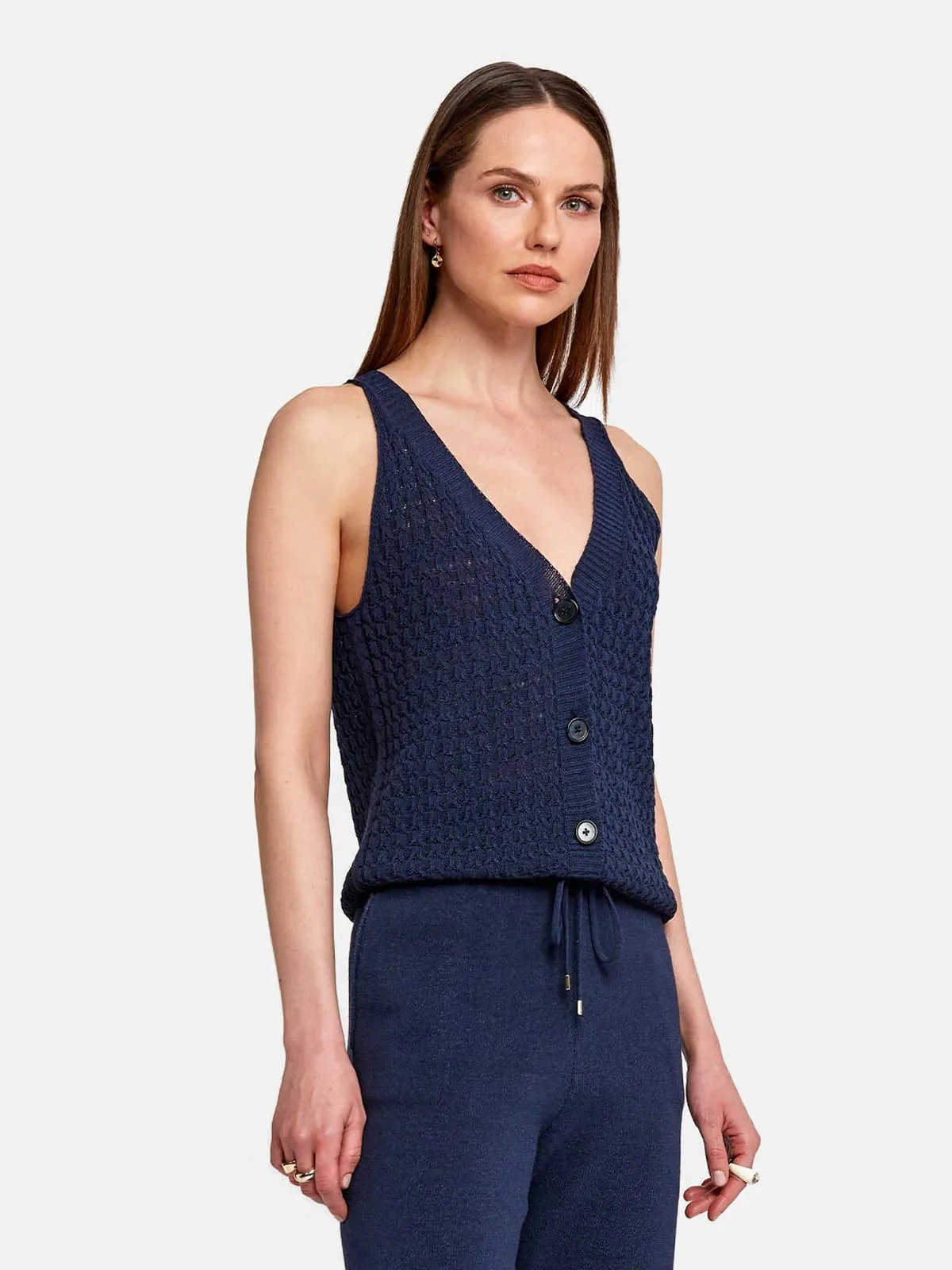 Braid Detailed Sleeveless Flow Top - تصویر 2
